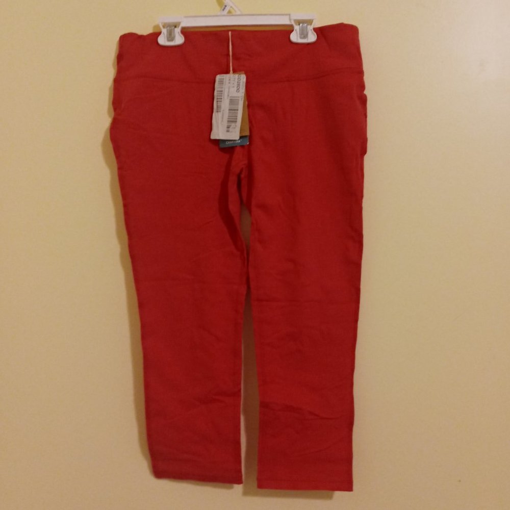 prAna Women's Ashley Capri Leggings, Compression, Pink Large, NEW with t…